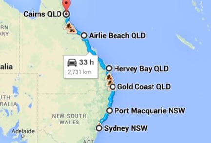 australia cairns sydney road stops ultimate way trip roadtrip along travel cream crop when so